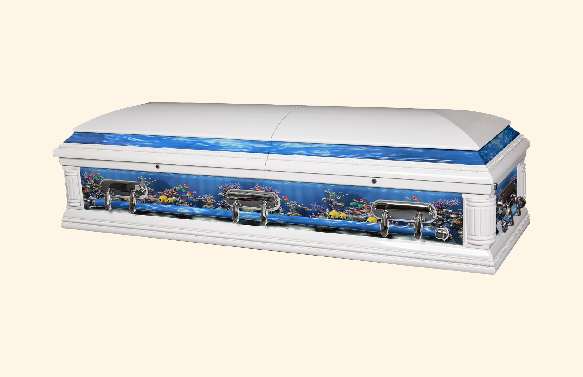 Purity Fish Tank Solid Wood American Casket